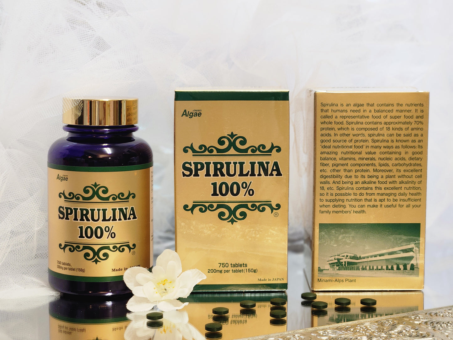 Spirulina 100% tablets